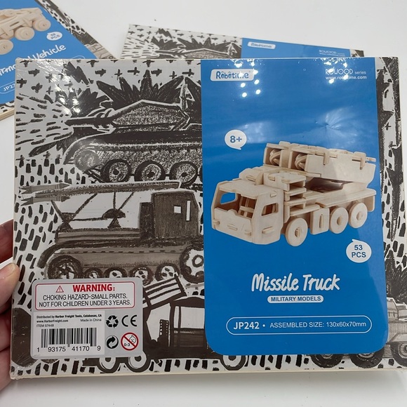 New in package! Robotime Wooden Vehicle Models Set - Picture 2 of 5